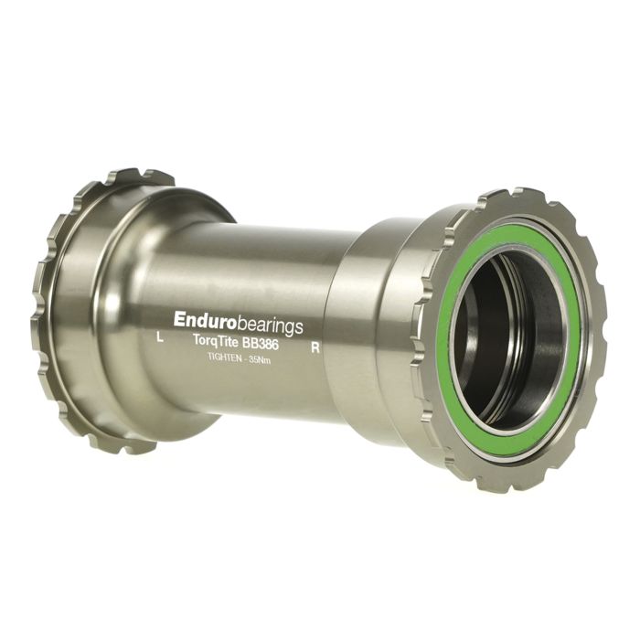 Enduro bearings torqtite bottom bracket - bb386 to 30mm - ss - graphite