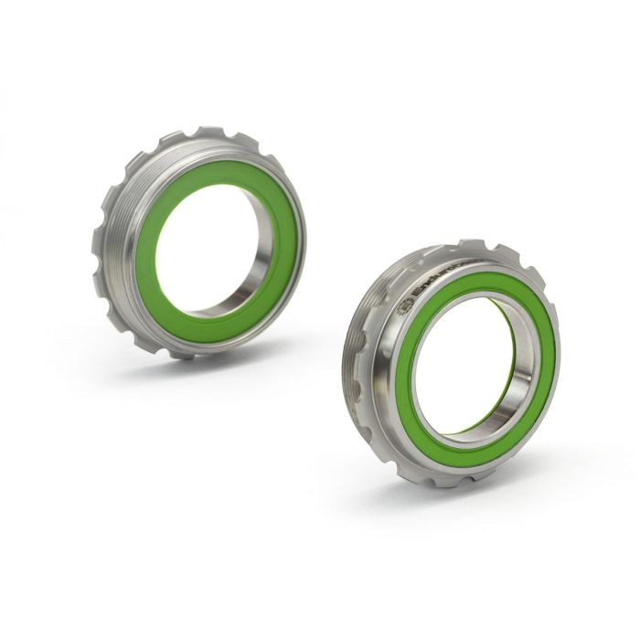 Enduro laakerit t47 epäsymmetrinen alakiinnike 30mm asti - maxhit integroitu - 440c - hopea