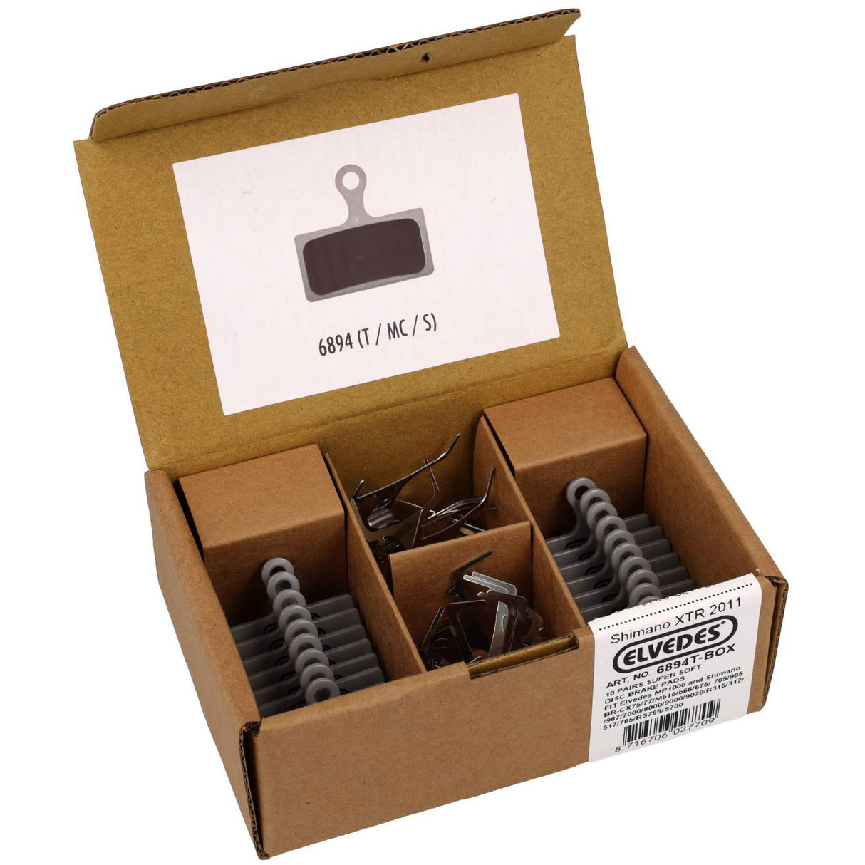 Elvedes Disc Breai Blocks 6894T (10PR)