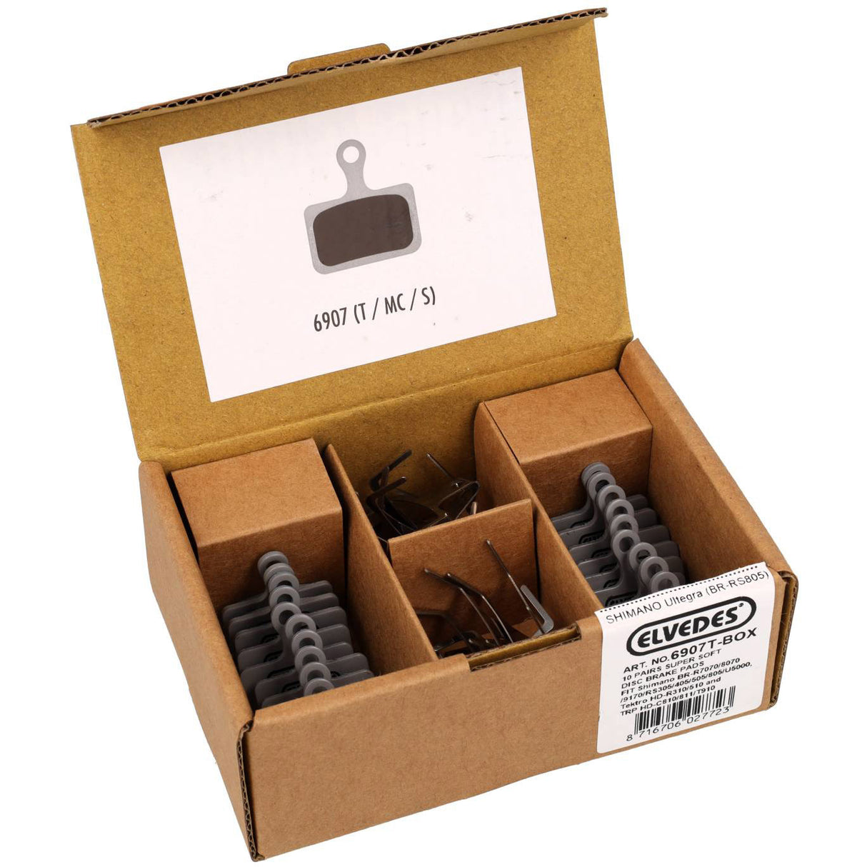 Blocs de frein à disque Elvedes 6907T (10PR)
