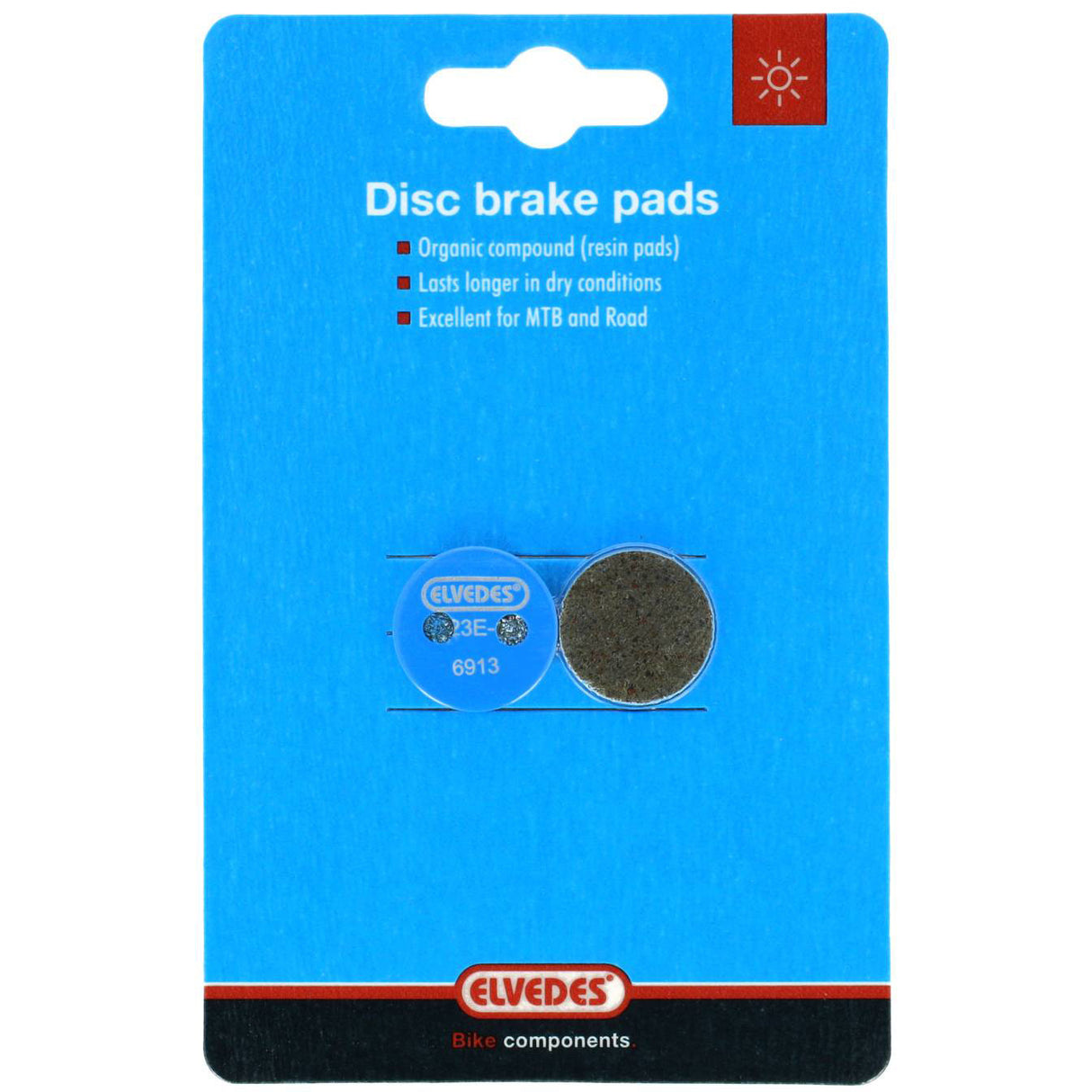 Elvedes disc brake pads Clarks | 6913 | organic