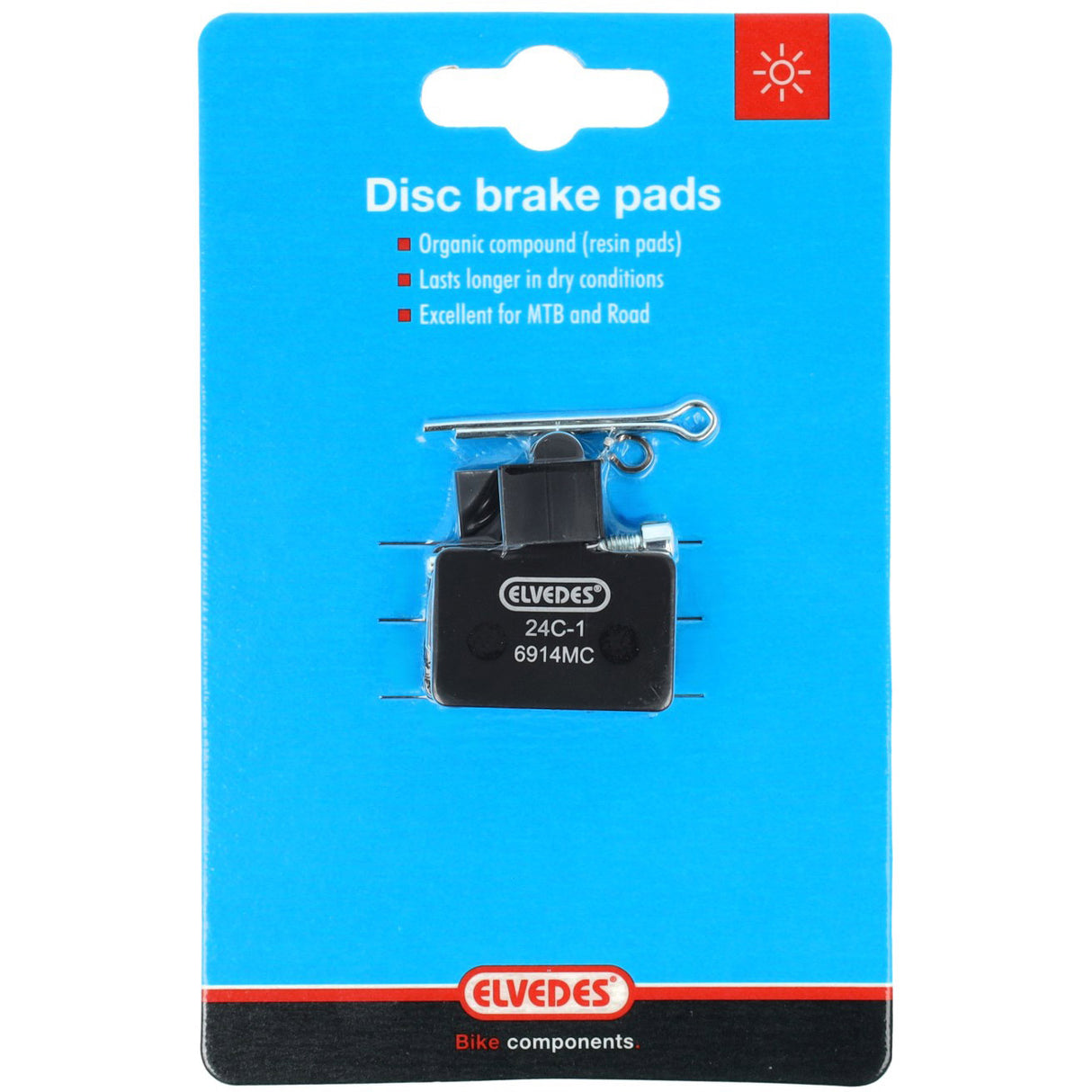 Elvedes schijfremblokset 6914mc 5mm