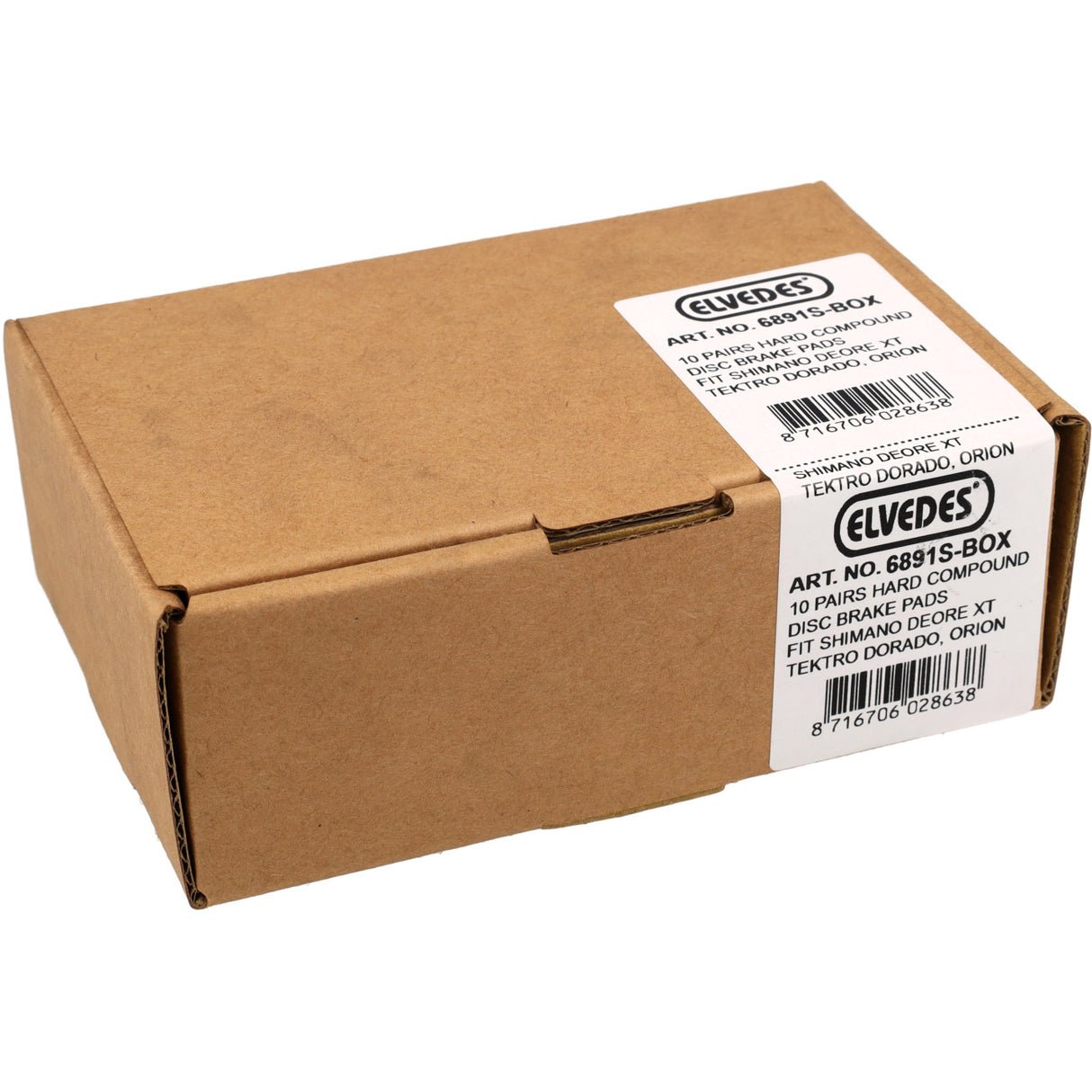 Blocs de frein à disque Elvedes 6891S Hard (10PR)