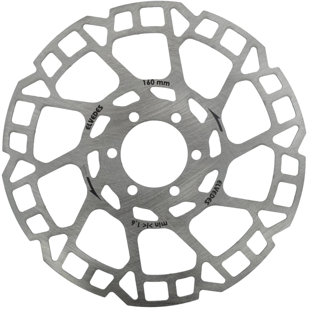 Elvedes brake disc 6-hole ø160mm t=1.8mm