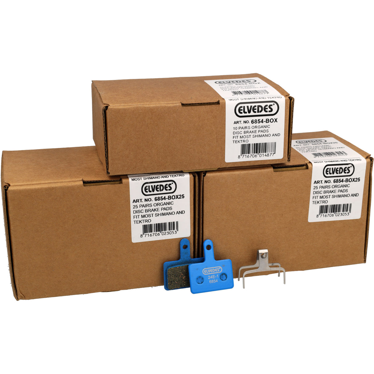 Elvedes skivebremseklodser 6854 blå (60pr)