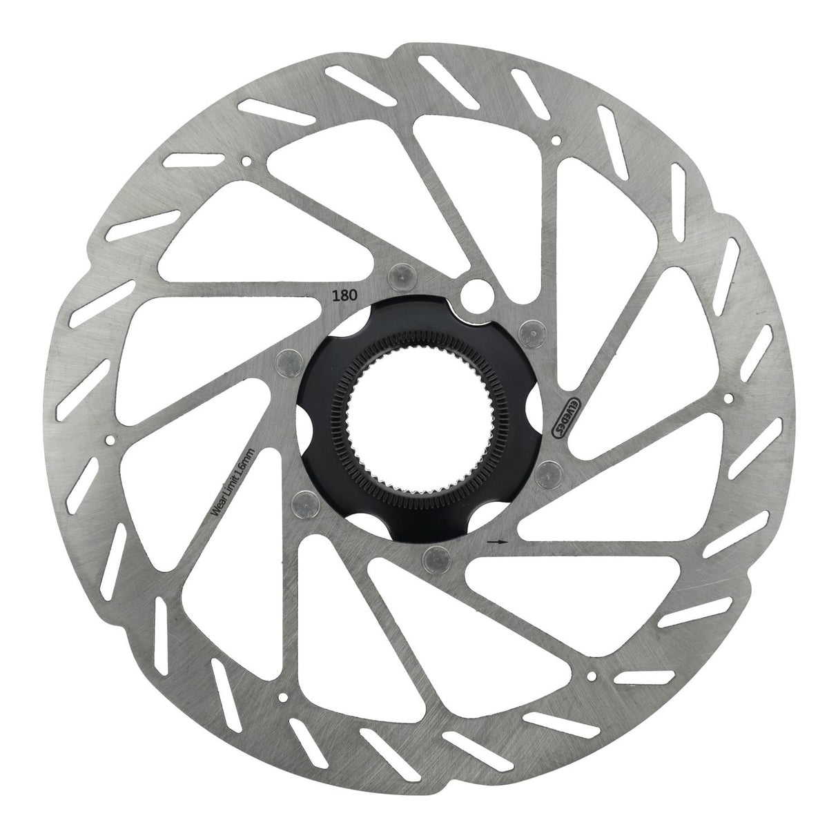 Elvedes brake disc center lock ø180mm t=1,8mm sensor magnet