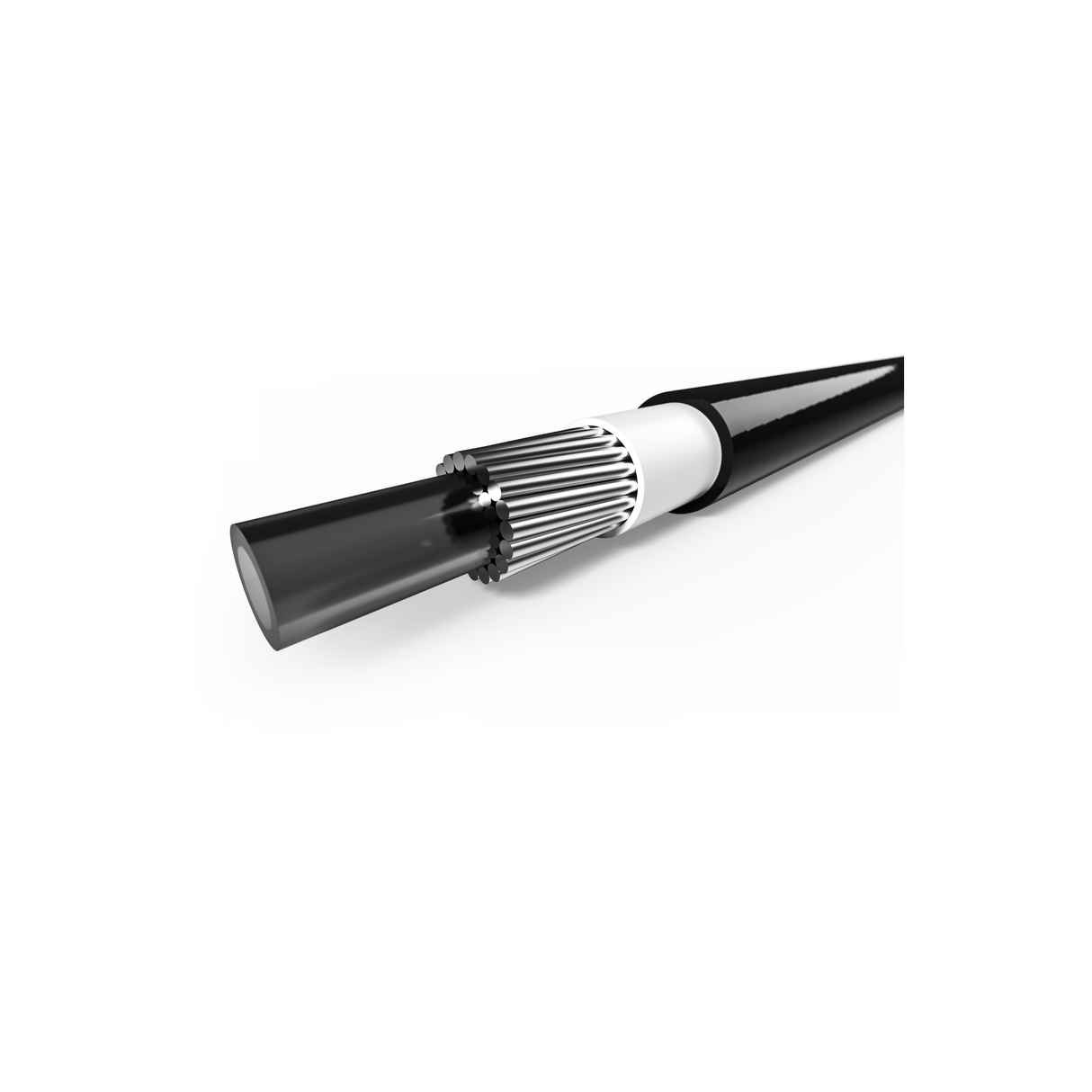 Elvedes outer cable with liner ø3.2mm 30m black