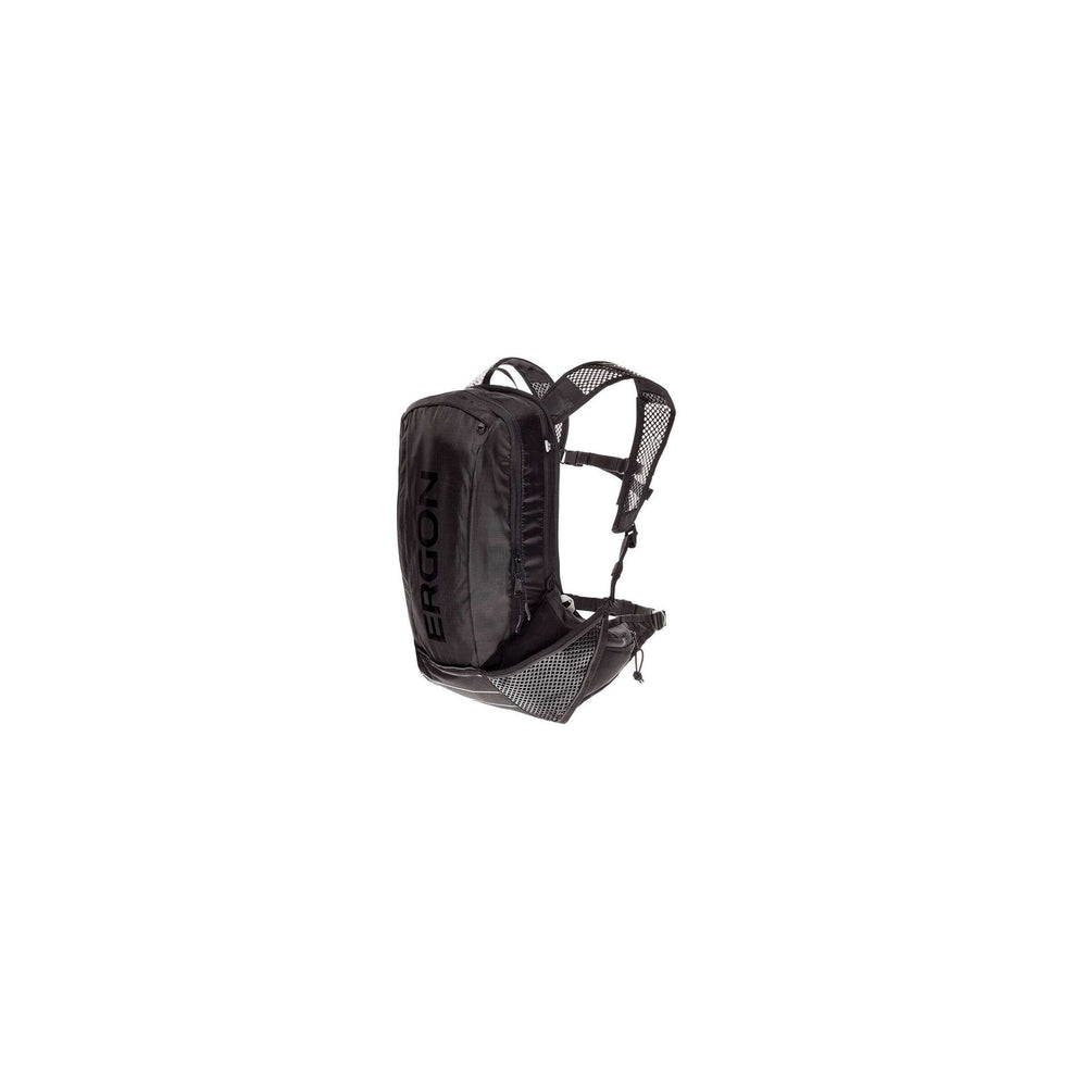 Ergon BX2 EVO Mochila negra - Ligero - Adecuado para excursiones de un día - 10 + 1.5L Volumen - Implaz de agua - Nylon de poliéster - Otro sistema de sujeción - incluida la cubierta de la lluvia