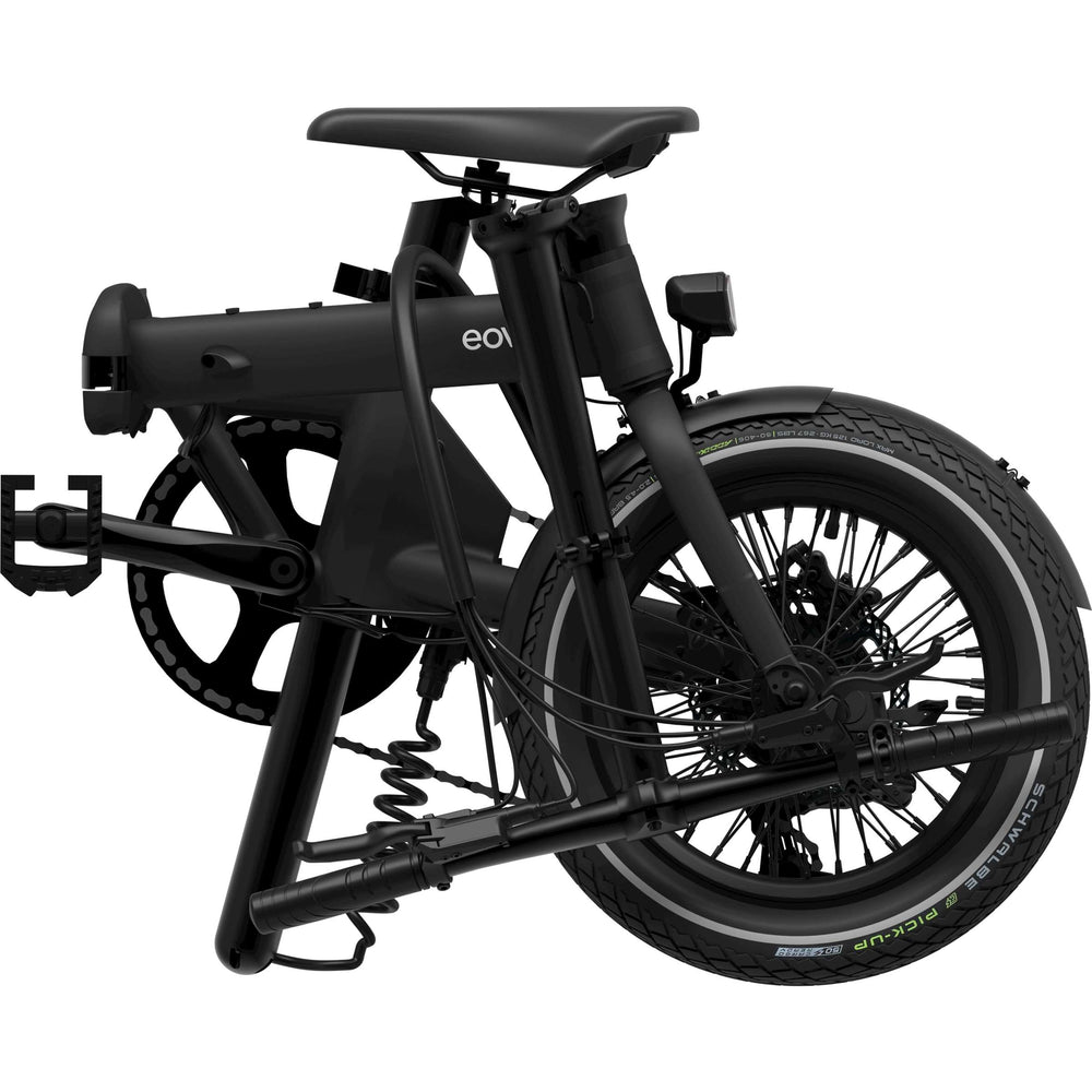 Bicicleta dobrável elétrica eovolt Morning 16 Origins v3 Black