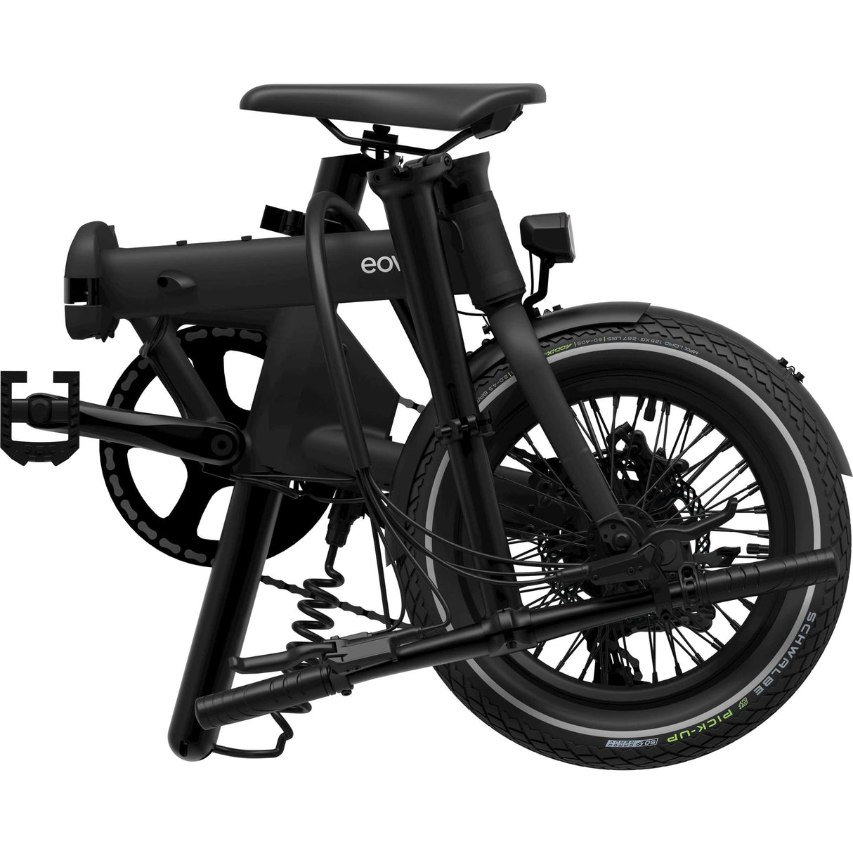 Bicicleta dobrável elétrica eovolt Morning 16 Origins v3 Black