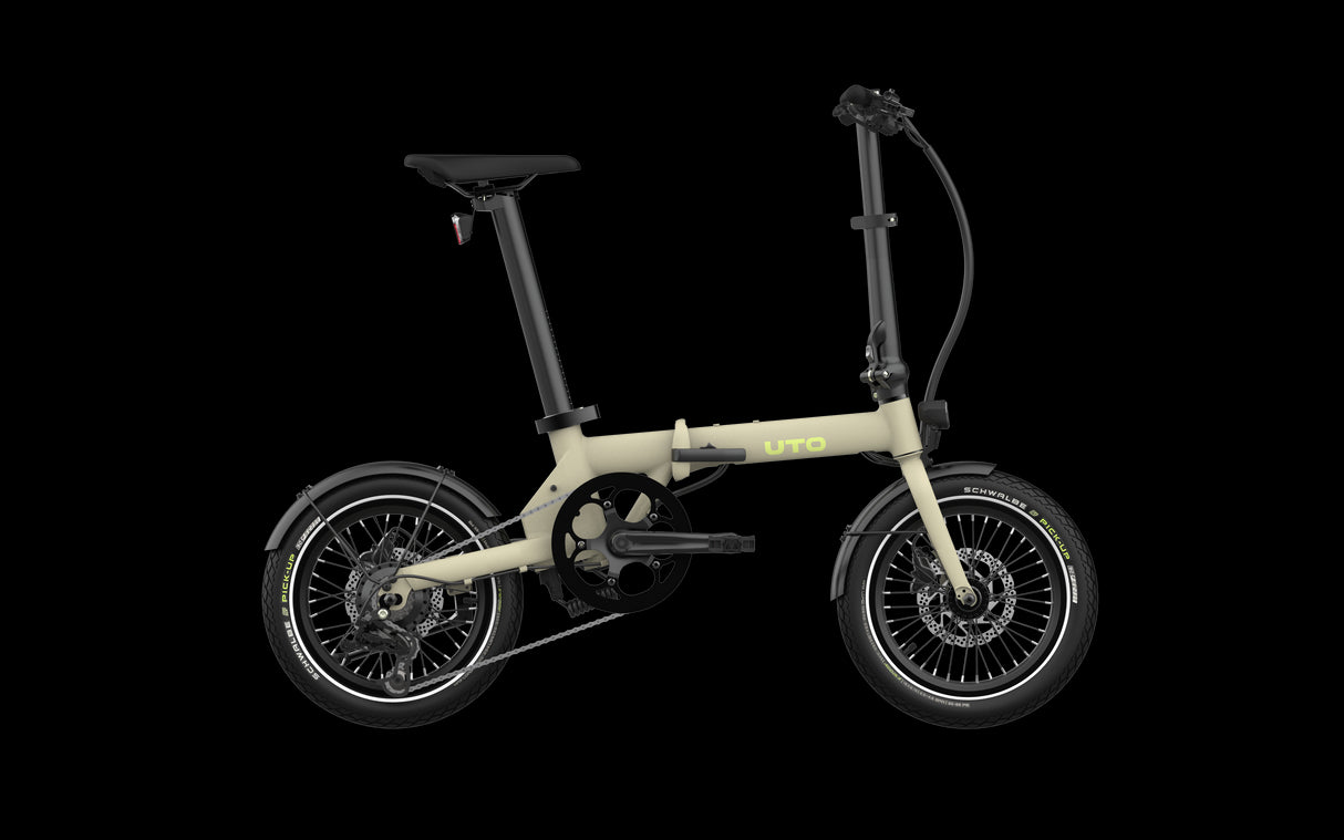 Uto electric folding bike og16 v0 sand