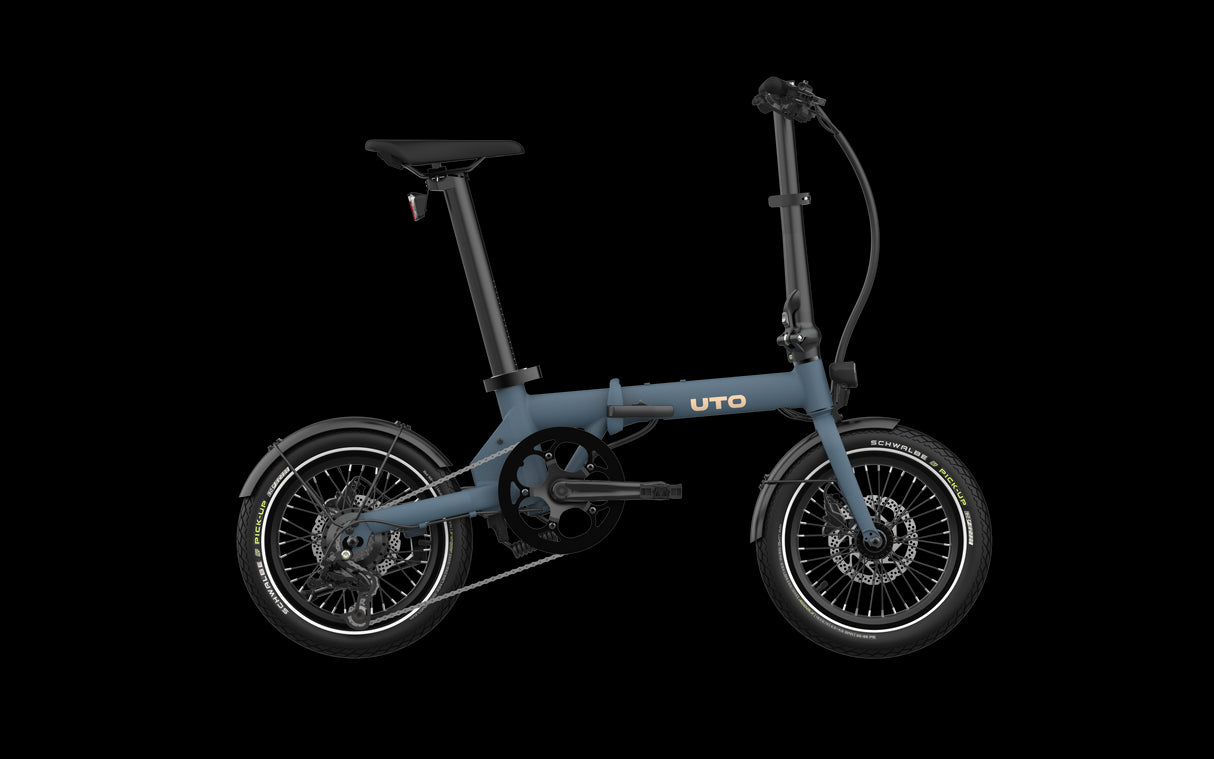 Uto electric folding bike og16 v0 blue