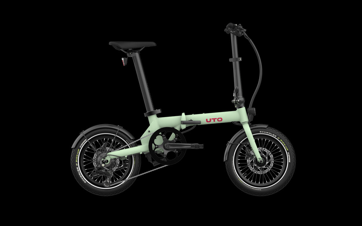 Uto electric folding bike og16 v0 green