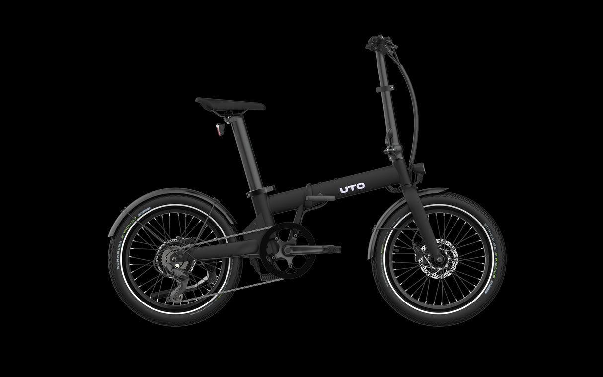 Uto elektrische vouwfiets og20 v0 zwart