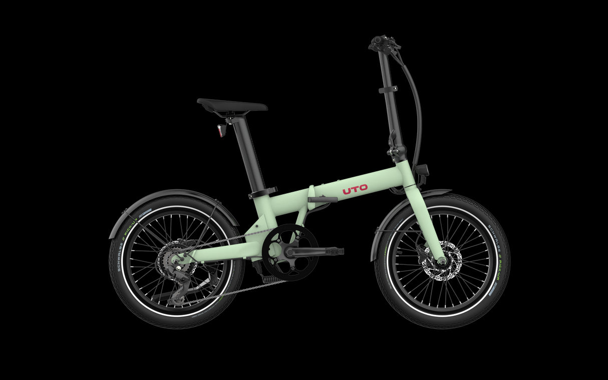 Uto electric folding bike og20 v0 green
