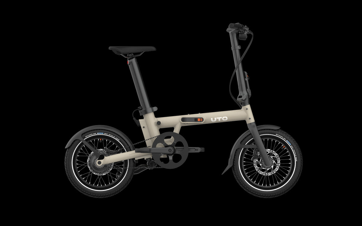 Uto electric folding bike pro16 v0 taupe