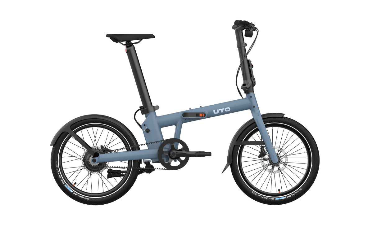 Uto electric folding bike pro20 v2 blue
