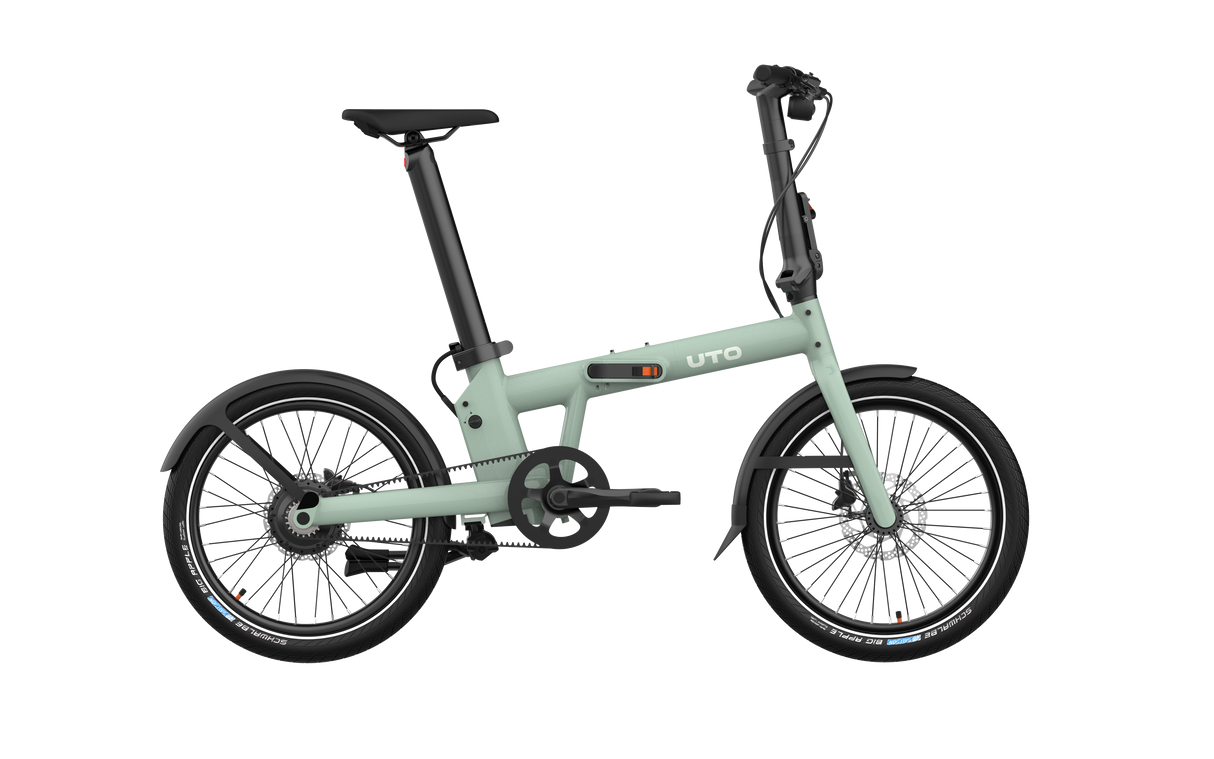 Uto electric folding bike pro20 v2 green