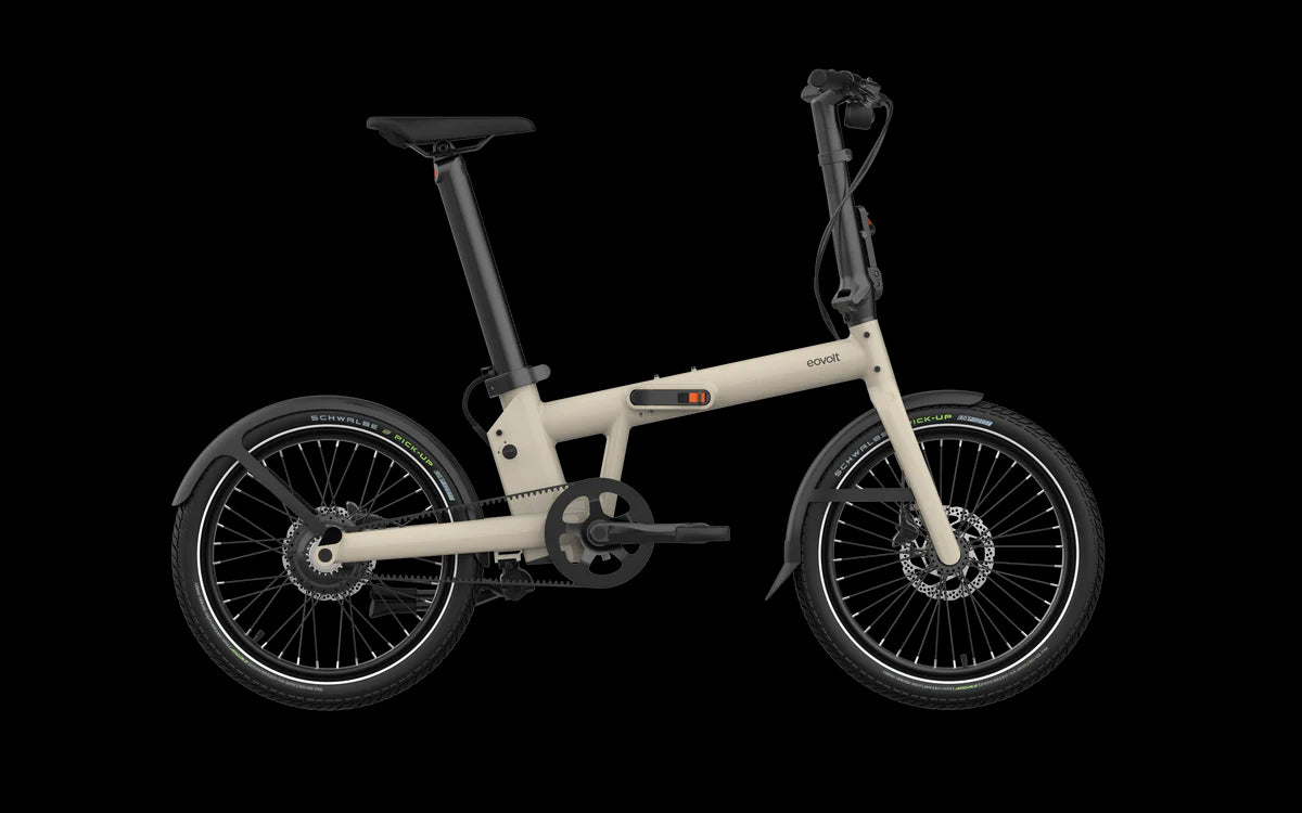 Vélo pliant électrique Eovolt après-midi pro 20 v1 taupe