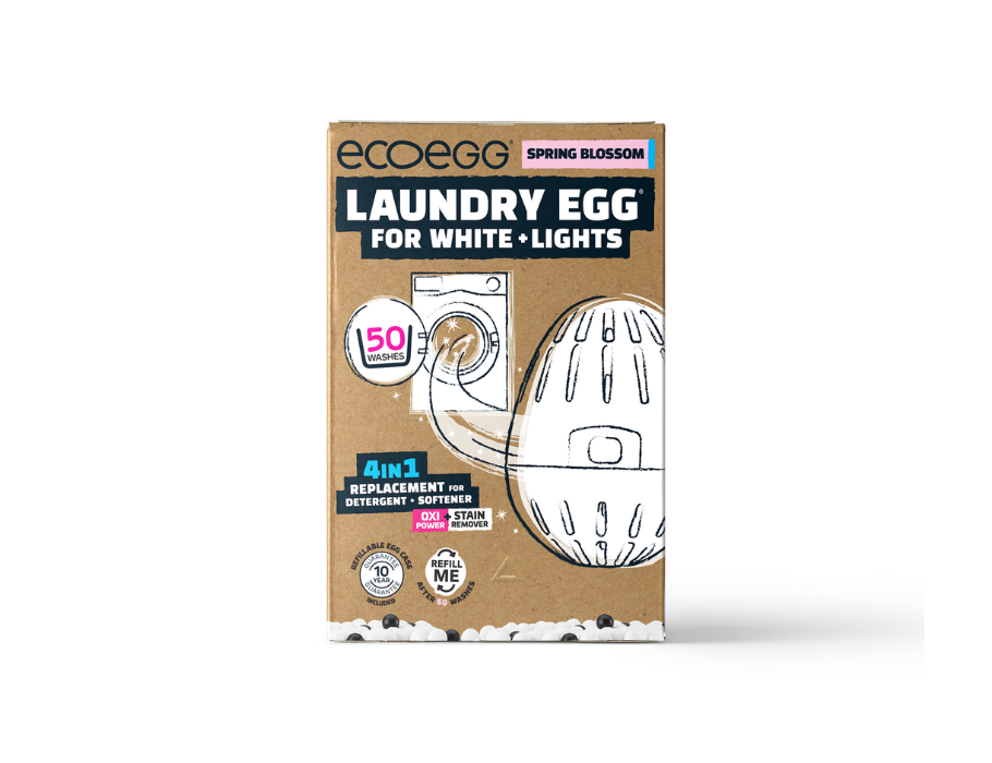 Ecoegg Washball für weißes Waschen - Frühlingsblüten - 50 Wäsche