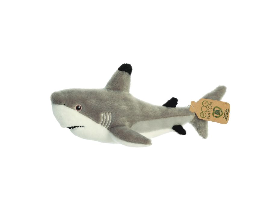 Éicea-náisiún bréagán plush cuddly - siorc - 38 cm
