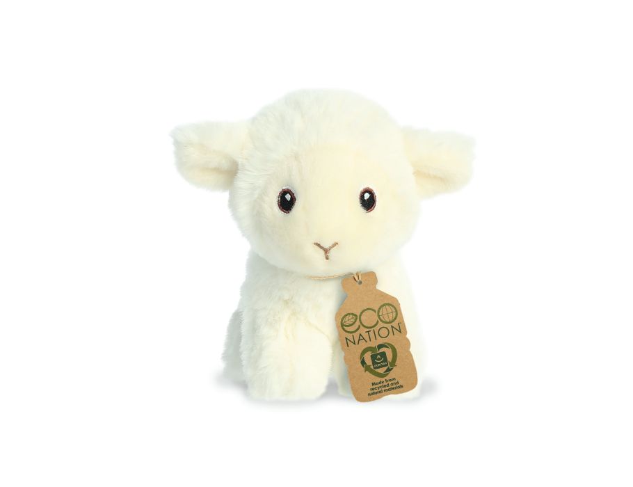 Eco national pehmo pehmolelu - mini - lammas - 13 cm