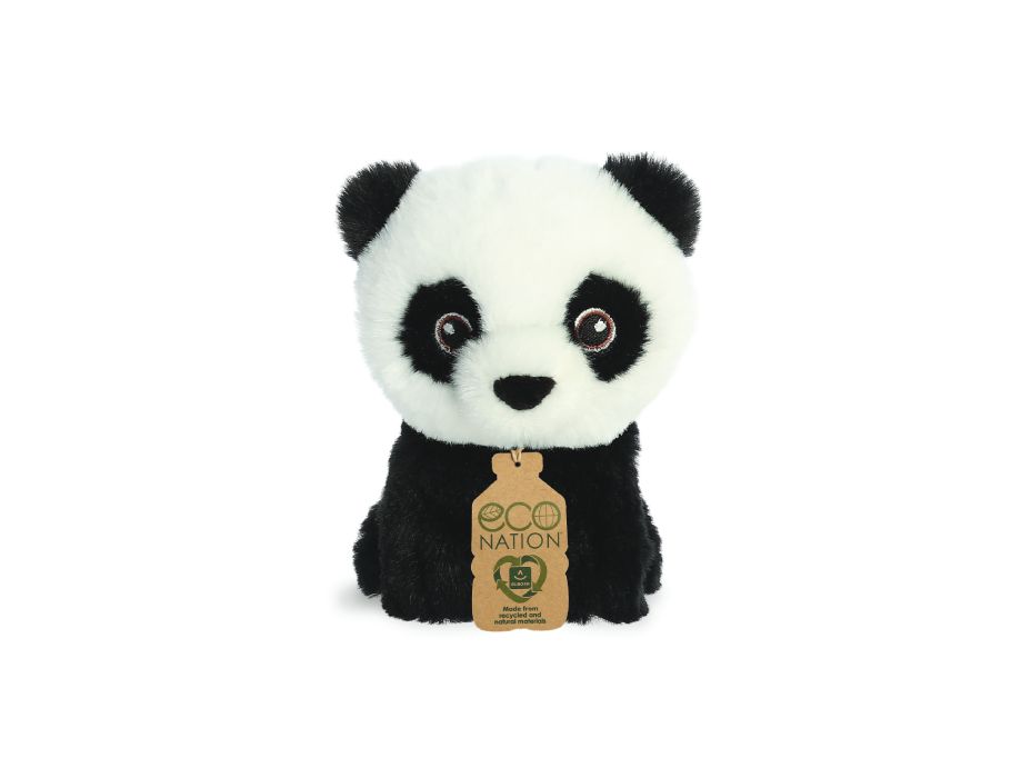 Eco national pehmo pehmolelu - mini - panda - 13 cm
