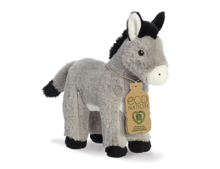 Eco Nation plush toy - donkey - 28 cm