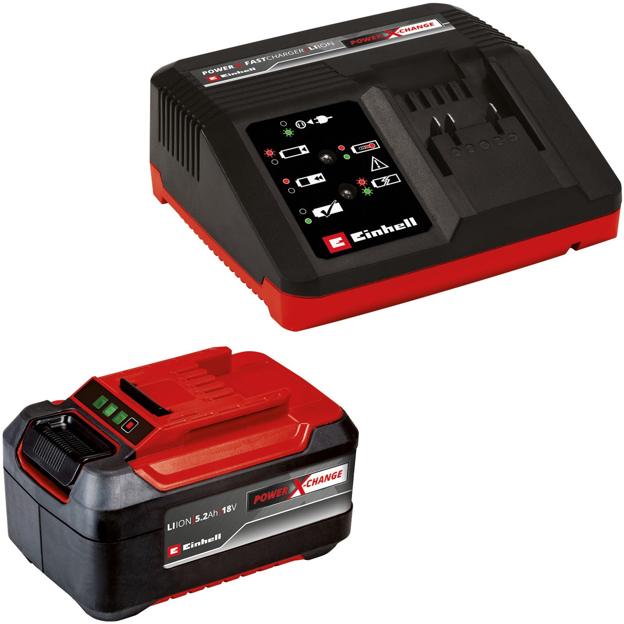 Einhell PXC-Starter Kit 5.2AH 4A Fastcharger