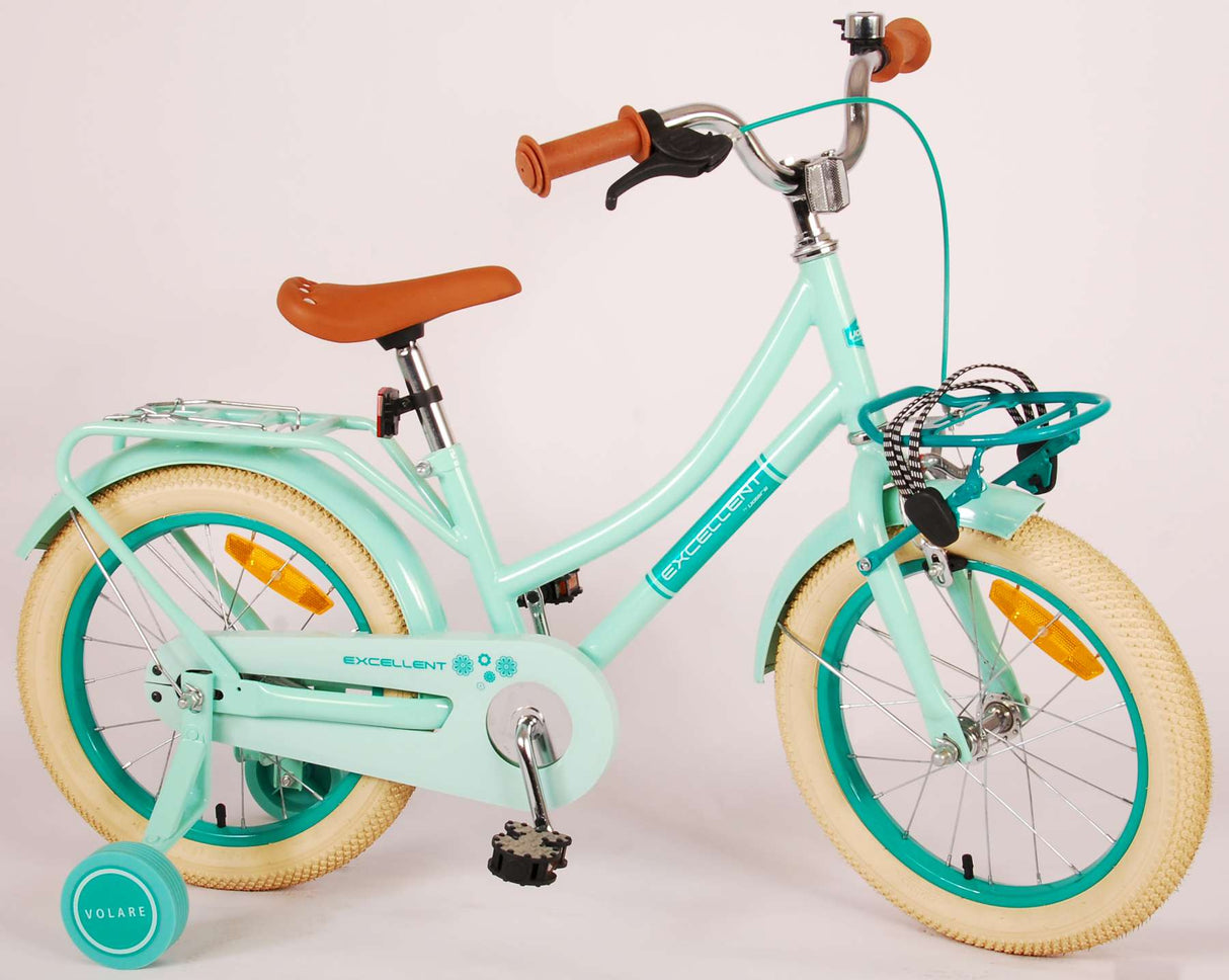 Volare Excelente bicicleta para niños - niñas - 16 pulgadas - verde - 95% ensamblada