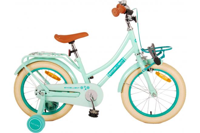 Volare Excelente bicicleta para niños - niñas - 16 pulgadas - verde - 95% ensamblada