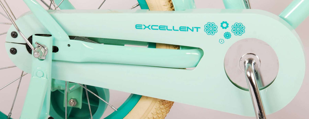 Volare Excelente bicicleta para niños - niñas - 16 pulgadas - verde - 95% ensamblada