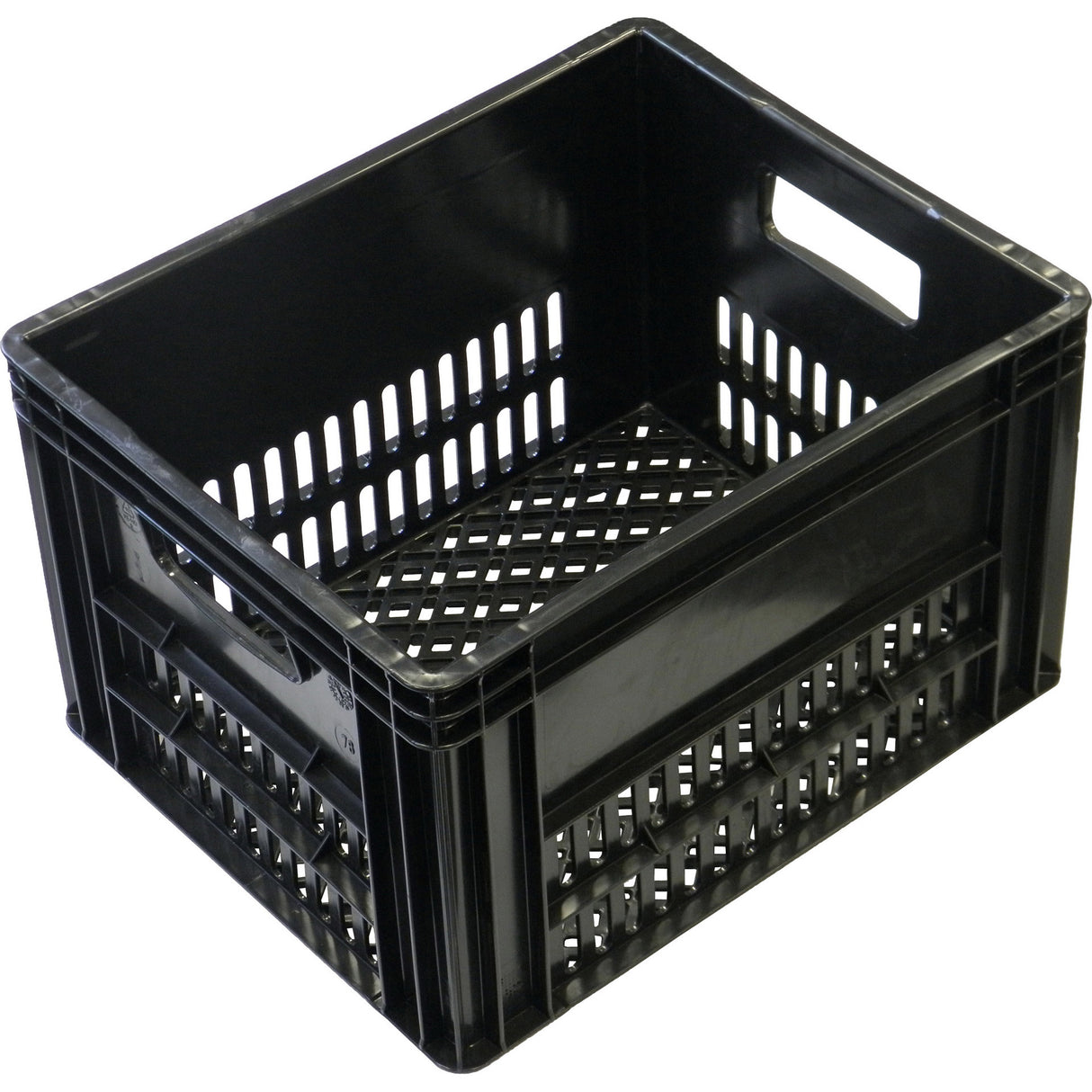 black bicycle crate 40 liters