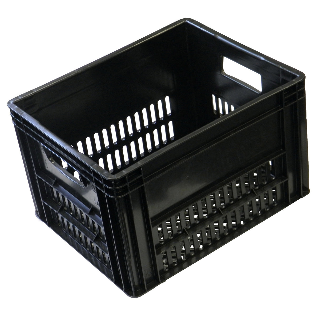 black bicycle crate 40 liters