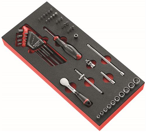 Facom mod doppen 1 4 6-kant met hp ratel