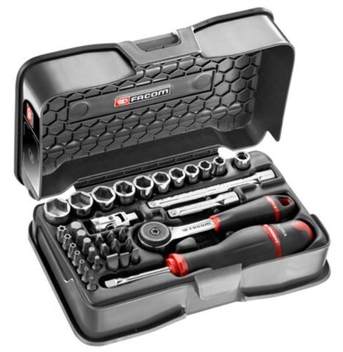 Boîte à prises Facom 1 4 6 faces serrer et visser.