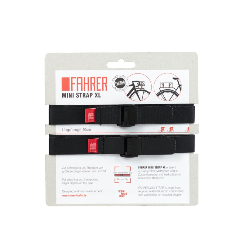 Fahrer cargo mini strap xl 70x2cm black (2 pieces)