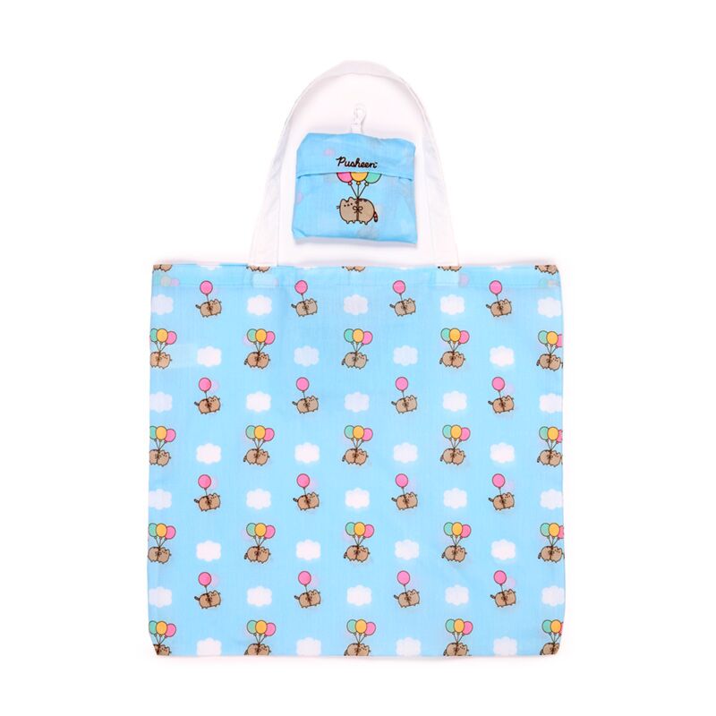 Opvouwbare tas - pusheen de kat ballon