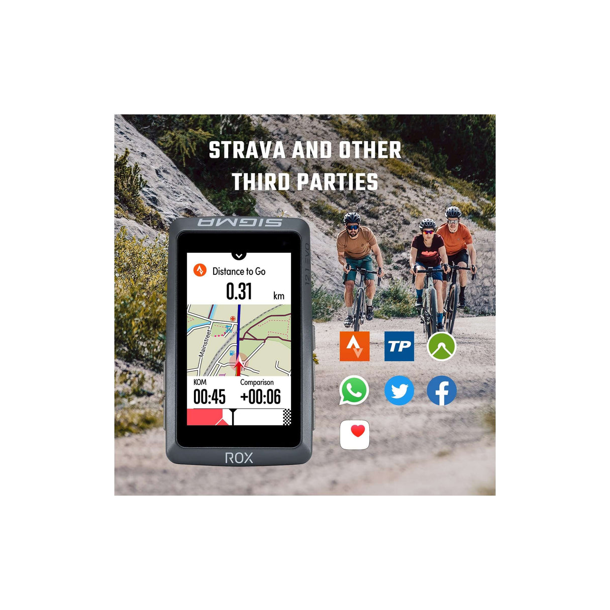 Sigma Bicycle Computer Rox 12.1 EVO GPS BASIC BASIC