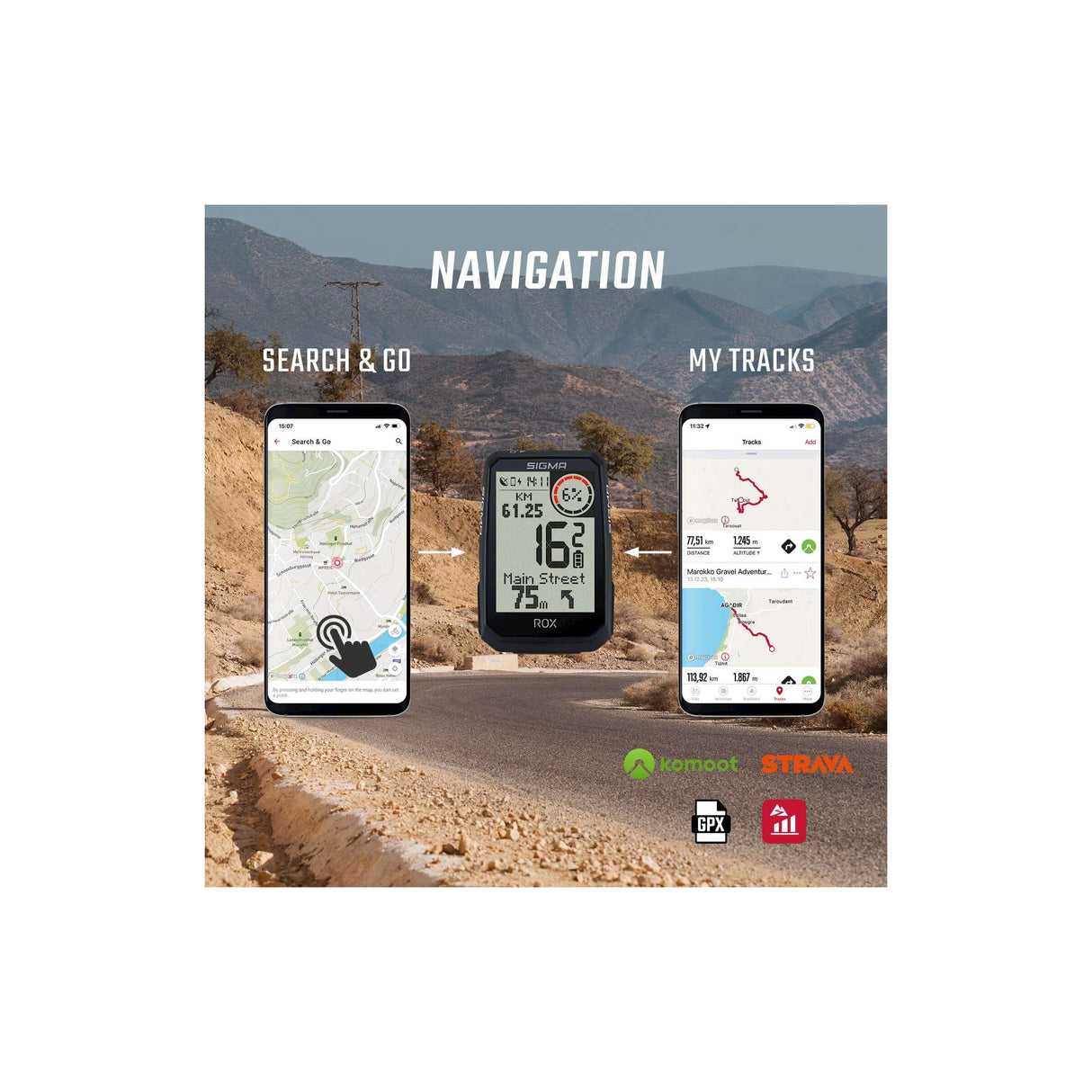 Sigma Fahrrad Computer Rox 4.0 Ausdauer schwarz