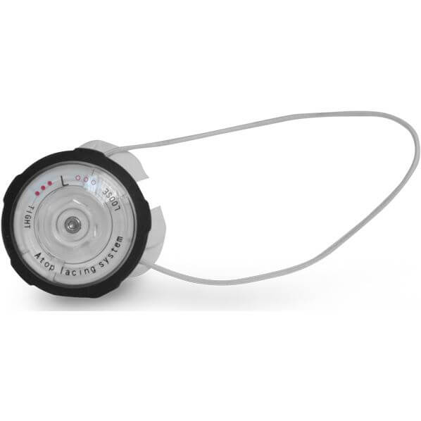 Flr Reel Knopf 40 cm Weiß auf BOA -Verschluss 2 Teile