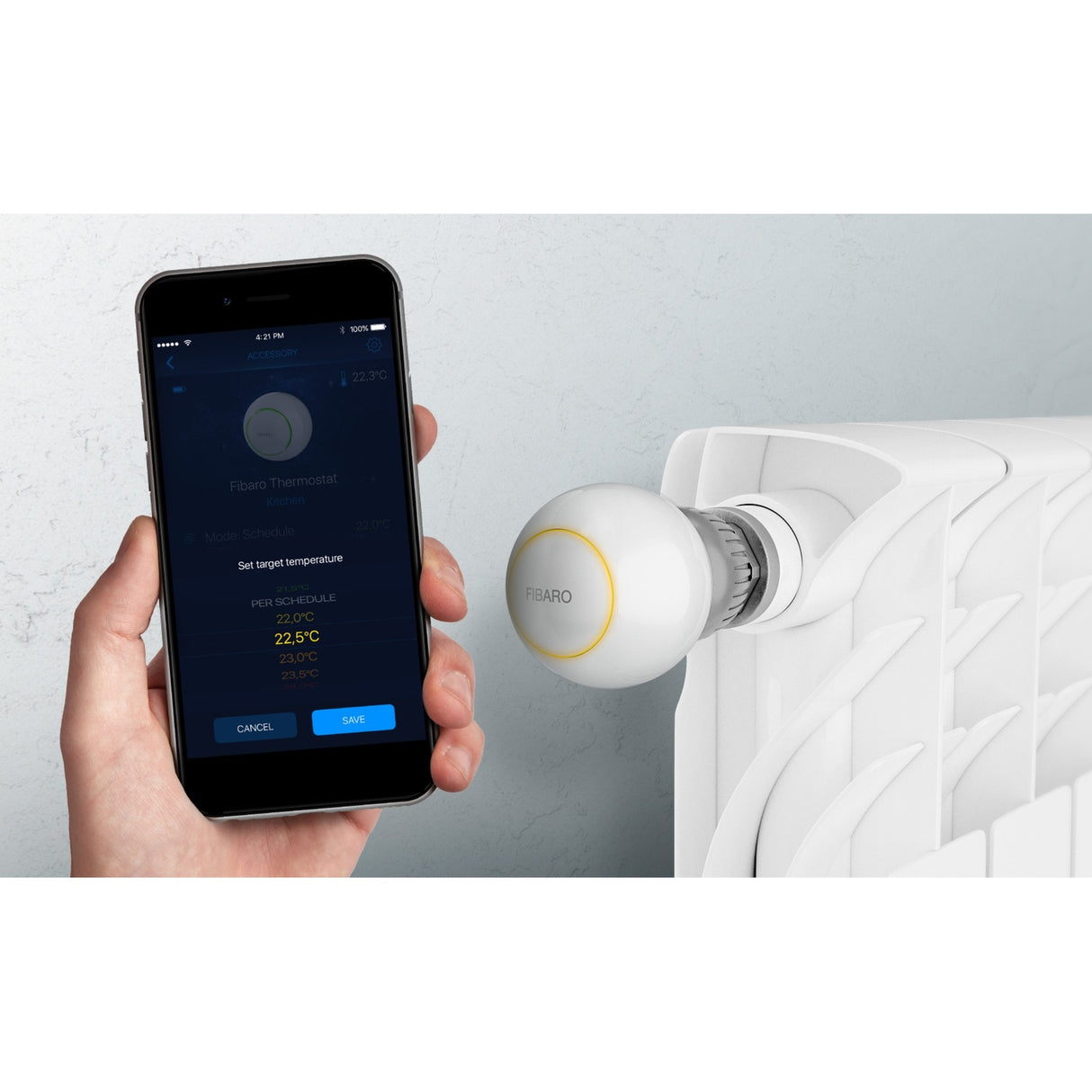 Temperatursensor für Fibaro -Wärmesteuerung