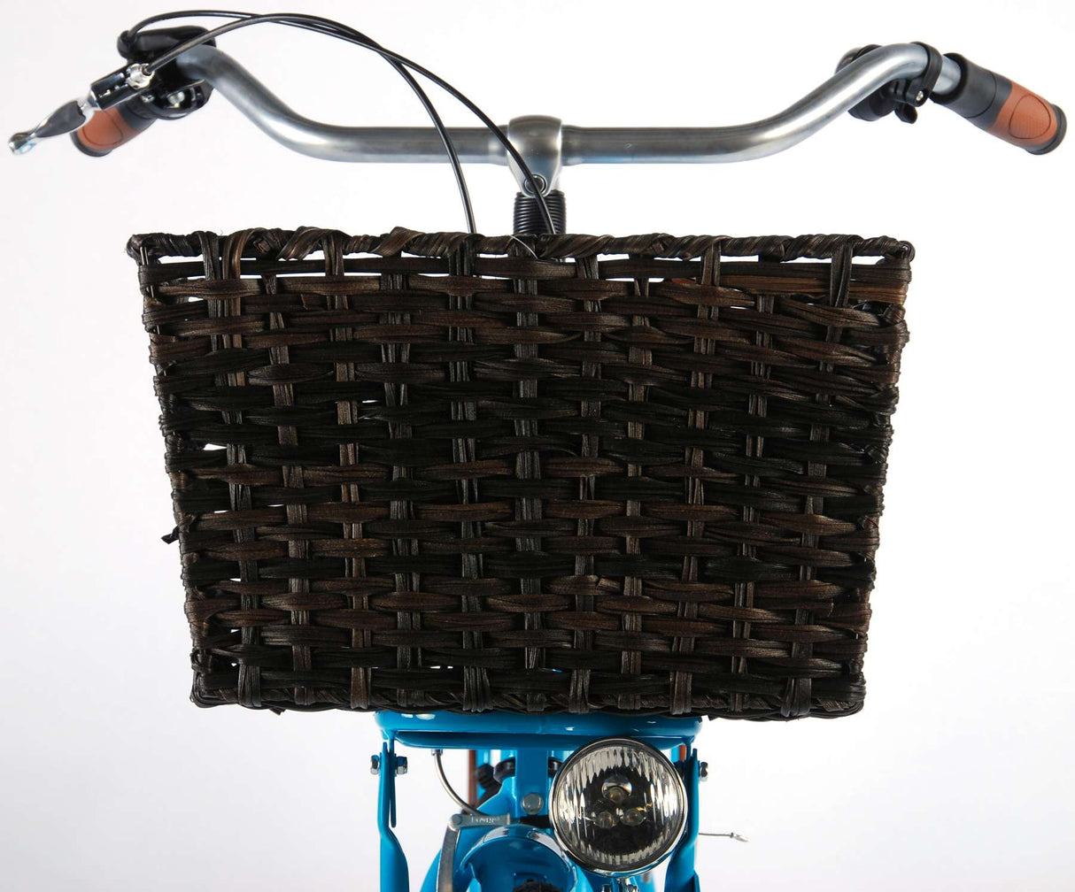 junior bicycle basket brown 30 liters