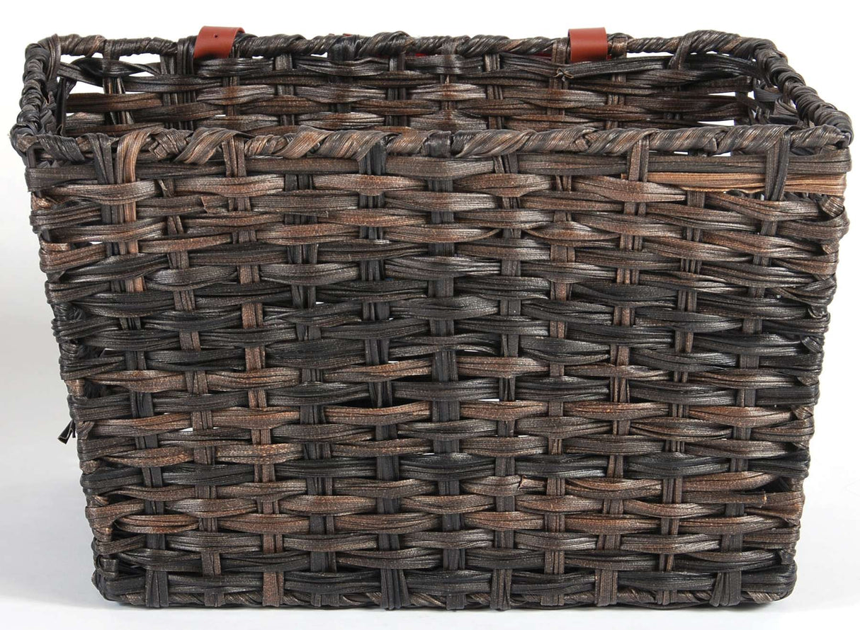 junior bicycle basket brown 30 liters