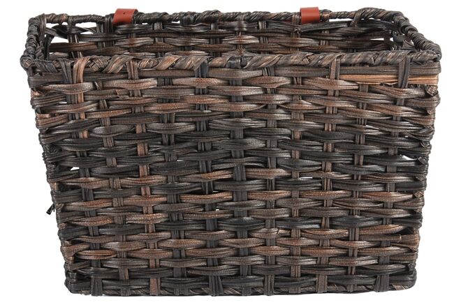 junior bicycle basket brown 30 liters