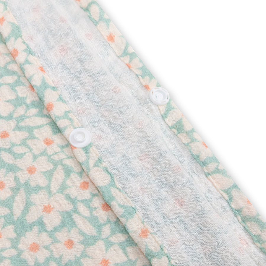 Florish | Grüner hydrophiler Strandponcho 52 x 52 cm