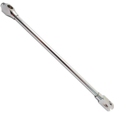 Gazelle bremserør 175mm messingkrom