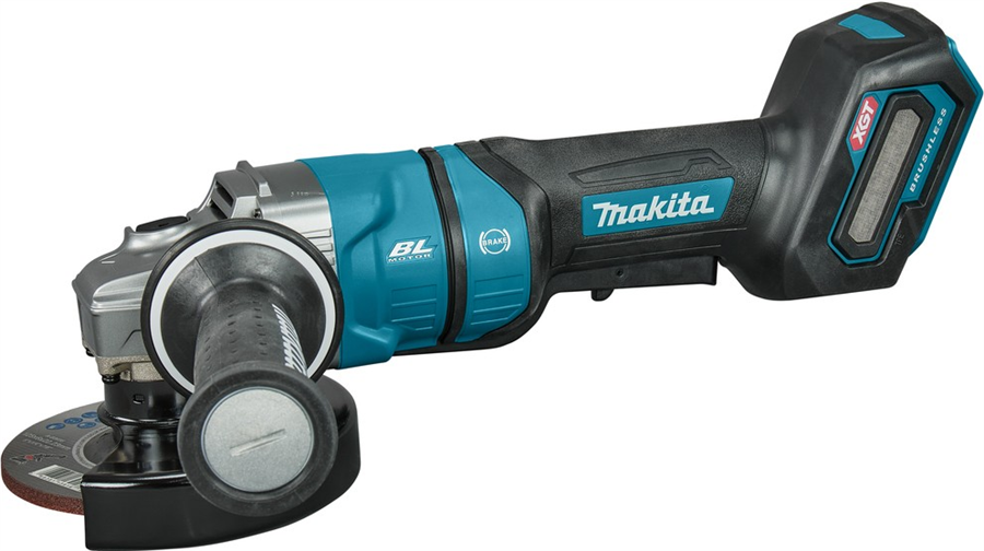 Makita accu haakse slijper 125mm xgt 40v max naked