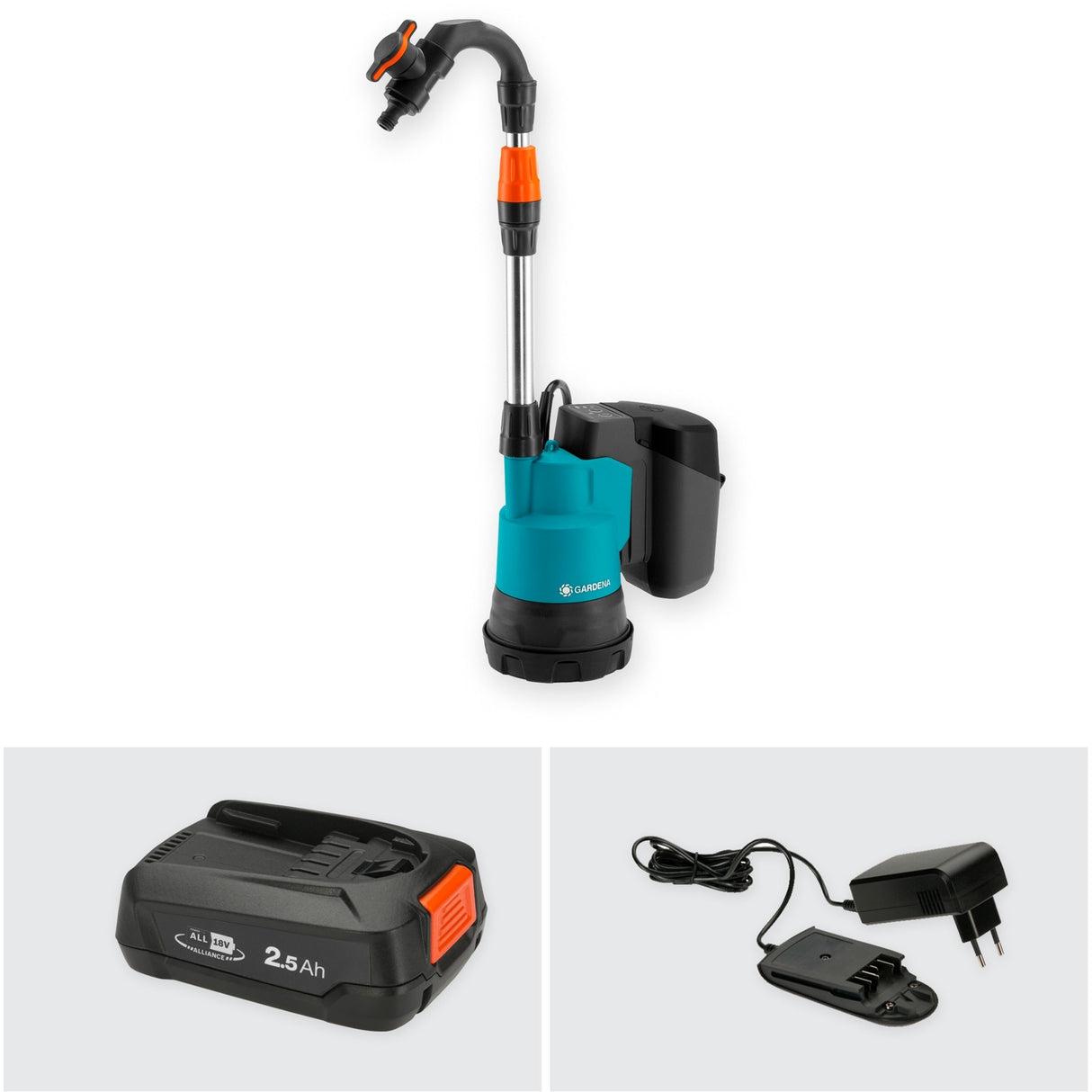 GARGAA BATTERY REPLETTON PUMP 2000 2 18V P4A SET