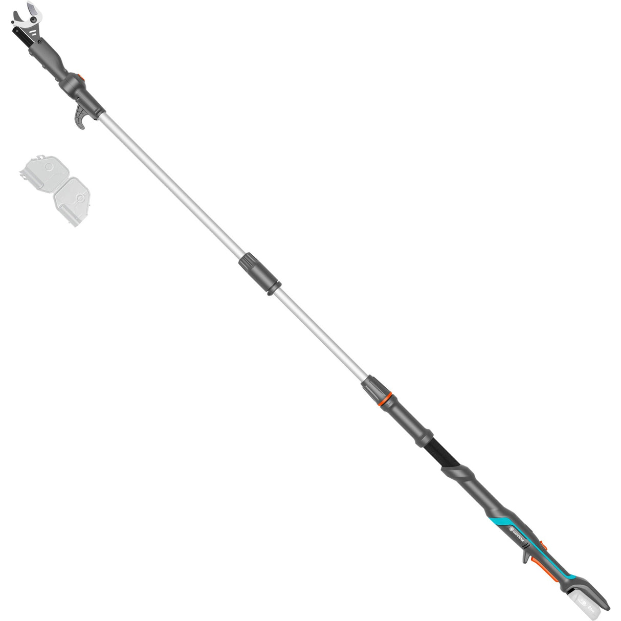 GARDENA akumulátorové teleskopické záhradnícke nožnice HighCut 250 18V P4A sol